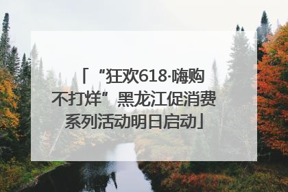 “狂欢618·嗨购不打烊”黑龙江促消费系列活动明日启动