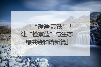 “铮铮·苏铁”！让“检察蓝”与生态绿共绘和谐新篇
