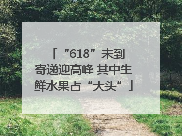 “618”未到 寄递迎高峰 其中生鲜水果占“大头”