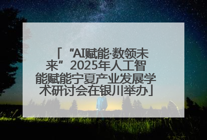 “AI赋能·数领未来”2025年人工智能赋能宁夏产业发展学术研讨会在银川举办