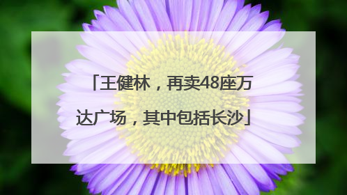 王健林，再卖48座万达广场，其中包括长沙