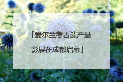 爱尔兰考古遗产摄影展在成都启幕