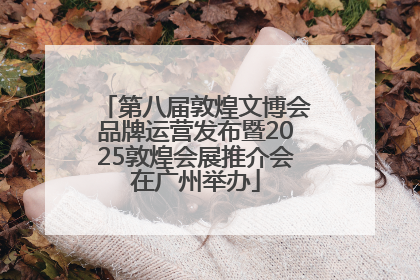 第八届敦煌文博会品牌运营发布暨2025敦煌会展推介会在广州举办