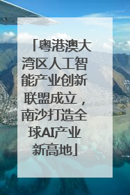 粤港澳大湾区人工智能产业创新联盟成立，南沙打造全球AI产业新高地