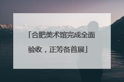 合肥美术馆完成全面验收，正筹备首展
