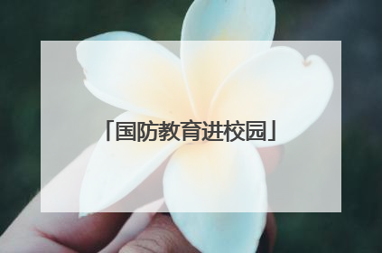 国防教育进校园