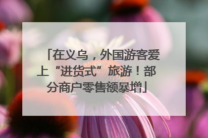 在义乌，外国游客爱上“进货式”旅游！部分商户零售额暴增
