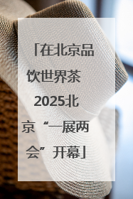 在北京品饮世界茶 2025北京“一展两会”开幕