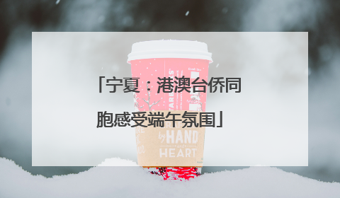 宁夏：港澳台侨同胞感受端午氛围