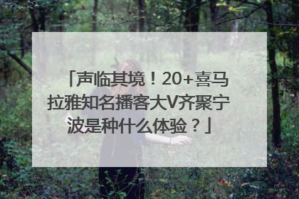 声临其境！20+喜马拉雅知名播客大V齐聚宁波是种什么体验？