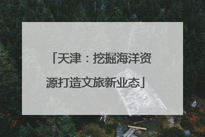 天津：挖掘海洋资源打造文旅新业态