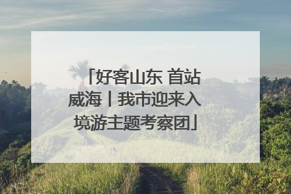 好客山东 首站威海丨我市迎来入境游主题考察团