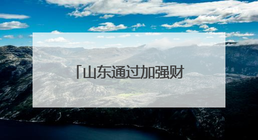 山东通过加强财政金融的协同联动 为民营经济发展加力赋能