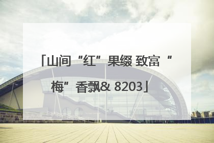 山间“红”果缀 致富“梅”香飘& 8203