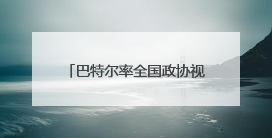 巴特尔率全国政协视察团赴湖北开展视察