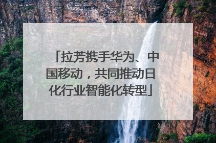 拉芳携手华为、中国移动，共同推动日化行业智能化转型