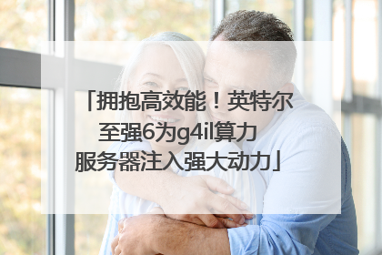 拥抱高效能！英特尔至强6为g4il算力服务器注入强大动力