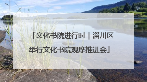 文化书院进行时｜淄川区举行文化书院观摩推进会