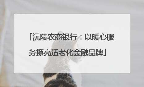 沅陵农商银行：以暖心服务擦亮适老化金融品牌