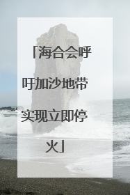 海合会呼吁加沙地带实现立即停火