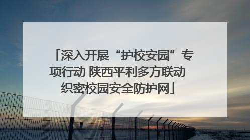 深入开展“护校安园”专项行动 陕西平利多方联动织密校园安全防护网
