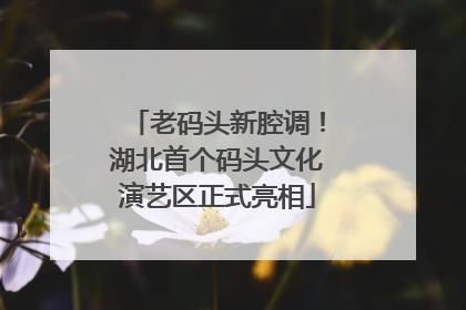 老码头新腔调！湖北首个码头文化演艺区正式亮相