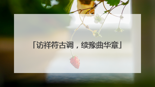 访祥符古调，续豫曲华章
