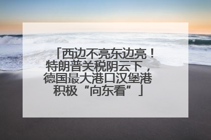西边不亮东边亮！特朗普关税阴云下，德国最大港口汉堡港积极“向东看”