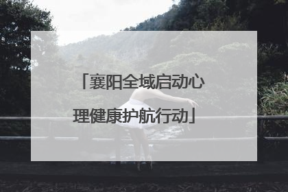 襄阳全域启动心理健康护航行动