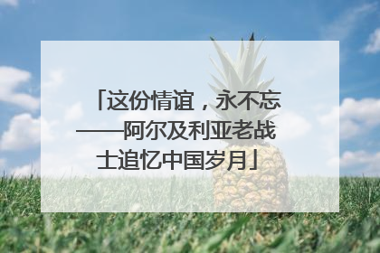 这份情谊，永不忘——阿尔及利亚老战士追忆中国岁月