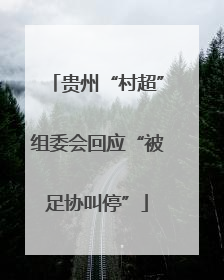 贵州“村超”组委会回应“被足协叫停”