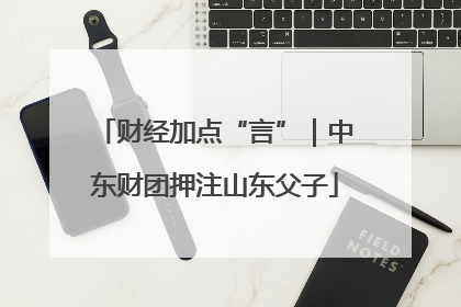 财经加点“言”｜中东财团押注山东父子