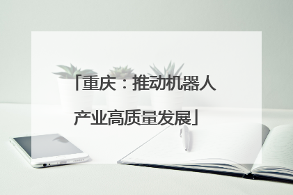 重庆：推动机器人产业高质量发展