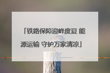 铁路保障迎峰度夏 能源运输 守护万家清凉
