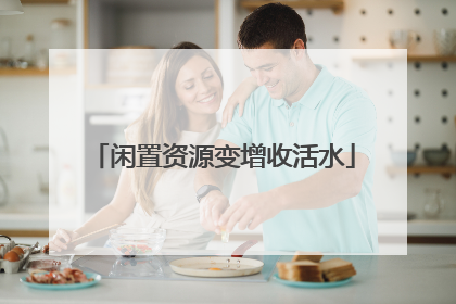 闲置资源变增收活水