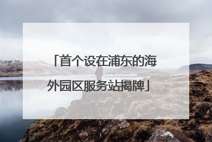 首个设在浦东的海外园区服务站揭牌