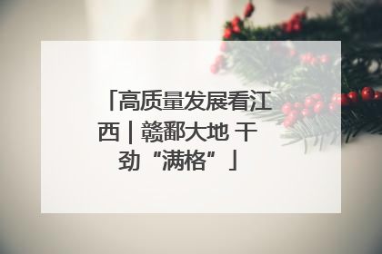 高质量发展看江西｜赣鄱大地 干劲“满格”