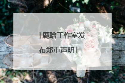 鹿晗工作室发布郑重声明