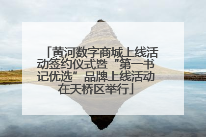 黄河数字商城上线活动签约仪式暨“第一书记优选”品牌上线活动在天桥区举行