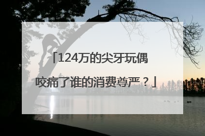 124万的尖牙玩偶 咬痛了谁的消费尊严？