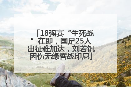 18强赛“生死战”在即，国足25人出征雅加达，刘若钒因伤无缘客战印尼