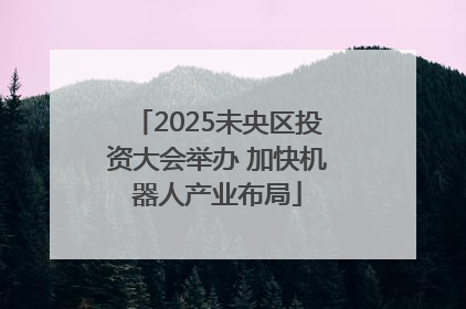 2025未央区投资大会举办 加快机器人产业布局