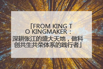 FROM KING TO KINGMAKER：深耕张江的盛大天地，做科创共生共荣体系的践行者